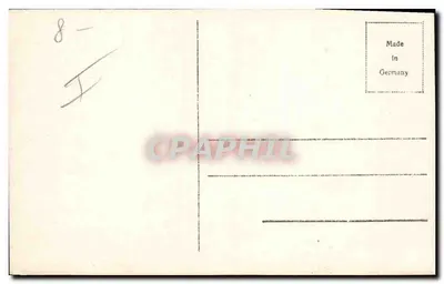 Parsifal — scena lasu z wodopadem — wydawca: Künstlerverlag Emil Schweib, Berlin, nr 10, 1900 — Rewers