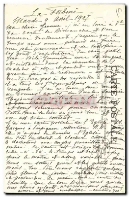 Escola de Esqui de Briançon — Linha de Esquiadores deitados puxando — Papeterie des Alpes, Eug. Robert, Grenoble — Verso