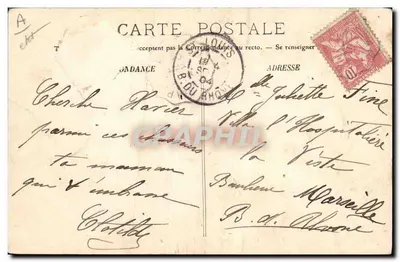 Grupo de Chasseurs Alpins em manobras — Courtin édit Grenoble, n° 66 — Verso