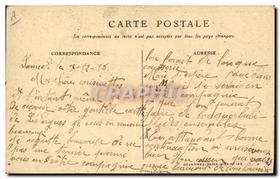 Soldat et femme en Alsace — Il y est revenu, plantons le solidement — Devambez, Paris, n°125 — Verso
