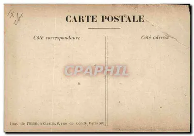 Série des Cartes-Sonnets illustrées de la guerre — N°9 — André Soriac — Éditeur Cigalia — Rewers