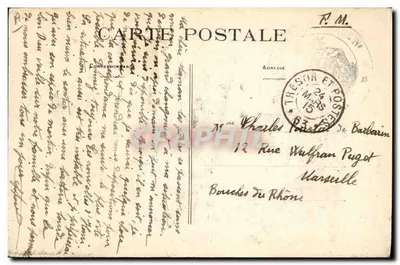 Wojna Europejska 1914 — Duży koronowany z Nancy — rysunek J. Muell — Rewers