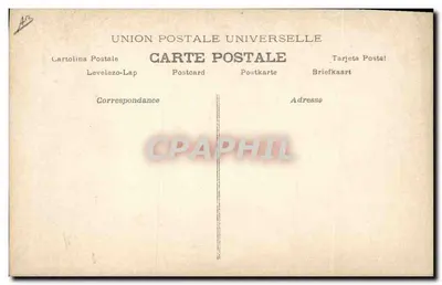Estátua cômica de palhaço — editor Naquetel de Gires, Paris — n°4 — Verso