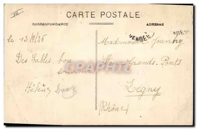 Les Sables-d'Olonne — Richtingpunt? Het Bal — Ed. Bréard, n°122 — Achterkant