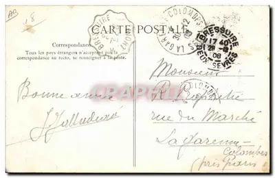 Soullans - Vendée - Giovani contadini — Mortagne — Verso