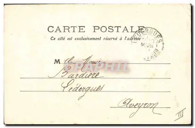 Parthenay — Strój żałobny — wydawca Gliéle, 4. wydanie — Rewers