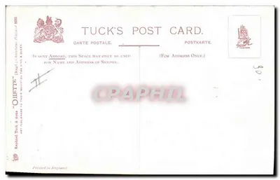 Cena invernal — Bom Ano — Tuck's Post Card, n° 30 — Verso