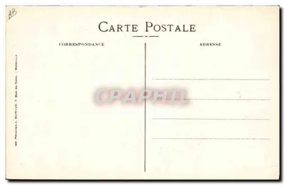 Malarz powołany do namalowania obrazu "Fictoire" — Mass'buy — Wydawca Provinciale Guiraud, Marsylia — Rewers