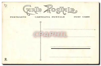 Clérette — Tancerka z pisklęcem — F. YouTon, nr 5 — Rewers