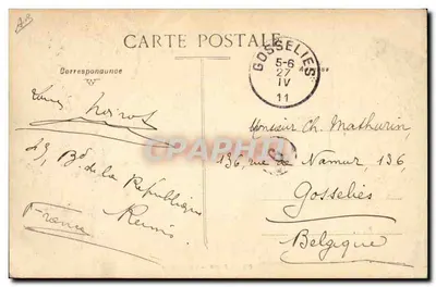 Reims — O Circo — Palácio Teatral Kursaal — Verso