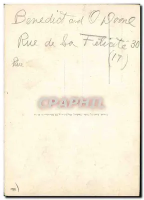 Benedict i O'Doone — Fotografia sceny — Graph. A. G. K. Rhineberg — Rewers