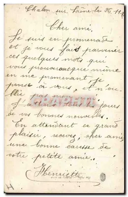 Żołnierz z Krzyżem Honorowym Legionu — Fauvotte 1577 — Rewers