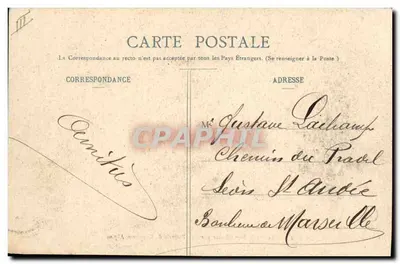 Traversa de um Glaciar por uma Bateria de Chasseurs Alpins — Editor C. Rancourt, n° 434 — Verso