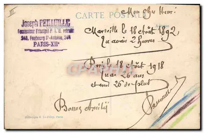 Nossos Alpinos em Campanha — 27ª Série 1914 — Editor EID — Verso