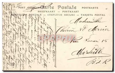 Chasseurs Alpins em Reconhecimento — Cliché de Castex — A Sauvaigo, Nice — Verso