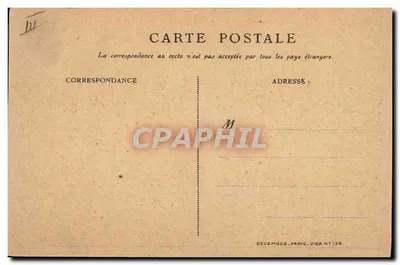 Soldado e mulher na Alsácia — Il y est revenu, plantons le solidement — Devambez, Paris, Visa N°128 — Verso