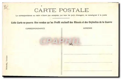 Das Wunder — Kriegsszene — Robaudy, Cannes — Rückseite