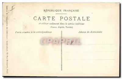 Antike Ansichtskarte Militaria Vive la France — Rückseite