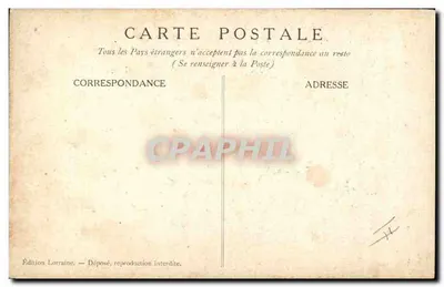 Gargouille — Monstre François-Joseph — Édition Lorraine, N° 2 — Verso