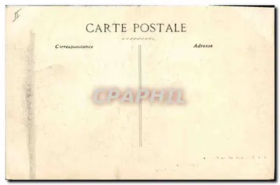 Carnaval d'Aix — La remise de la Joconde par l'Italie en héron plane avec son escorte sur S.M.P. Char — Edit. Taussaud, photo Garnier — Verso