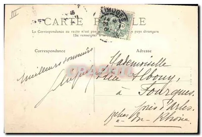 La Limousine — femme en voile lisant un livre — éditeur M.T. I.L. n°593 — Verso