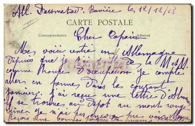 Attaque à la Mitrailleuse — A Bout Portant ! — L.C.H., Paris — Verso