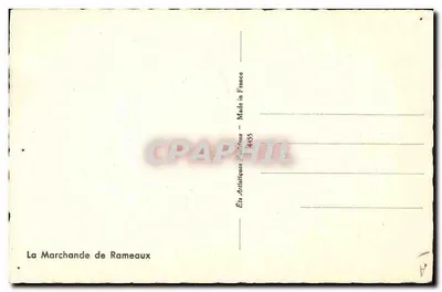 A Vendedora de Ramos — Edição Artaliquea Peintres — n° 4485 — Verso