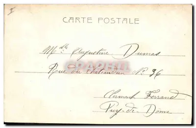 Dwa dzieci w kostiumach komicznych — wydawca HEREAULT n°4305 — Rewers