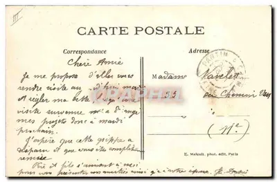 Radości niedzieli — E. M. — E. Malcult, fot. wyd. Paris — Rewers
