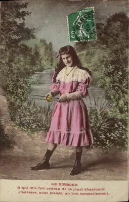 Girl in a Pink Dress — Toy — LE DIRIBOLO