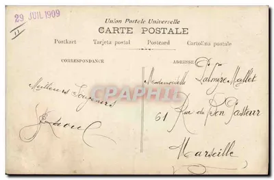Garçon en tenue de sport — scène de parc — éditeur G.F. n°324 — Achterkant
