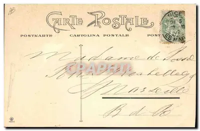 Donna con cappello a piume — É. Mouton — Parigi — Verso