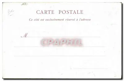 Soldado e mulher elegante — caricatura — J. Houton — Verso