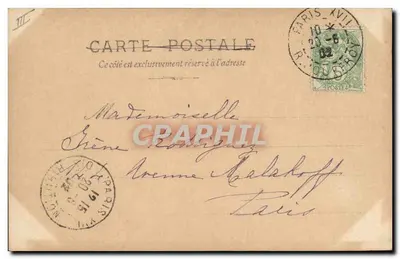 Footitt (del Nuovo Circo) — Parigi, 1902 — S.I.P. serie N°5 — Verso