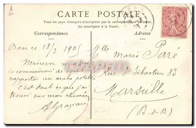 Negro Musicien — Czarny muzyk grający na instrumentie dętym — ND. Fot. n° 67 — Rewers