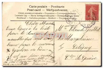 Zając i kwiaty — Pamiątka przyjaźni — J.C. PARIS — Rewers