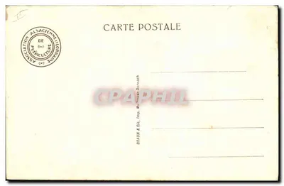 Dzieci grające z królikami — Foto Landau, Paris — Rewers