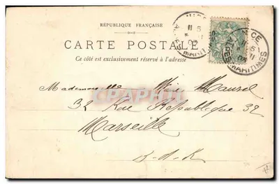 Grupo de Chasseurs Alpins nas Alpes — 1502 — Dention Giletta, Fot., Nice — Verso