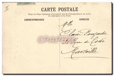 Briannonnais — Zimowe schody, oficerowie alpiniści w rozpoznawaniu przy brzegu Clairée — Papeterie des Alpes Eug. Robert, Grenoble — Rewers