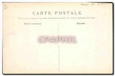 Twee generaal in uniform die schaken spelen — slogan 'NOUS PROGRESSOSSONS 1914' — Gilbert Gautier, N°11 — Achterkant