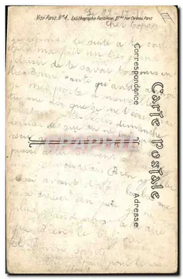 Miss e Poilu Cupidon — com Cupidon criança — desenho de Geo Desaine — Verso