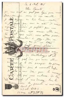 Soldats en tranchée — scène de guerre — Gabard — Verso
