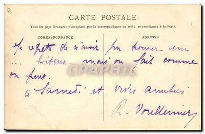 Retour du Front — G.W.D. — Verso