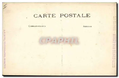 Scena di vita rurale — donne e bambini sotto un albero — Am. Ropel, Le Havre — Verso