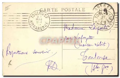 O Retorno dos Campos — AU PAYS MARCHOIS — C&C n°3184 — Verso