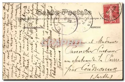 Villaggio della Pierre — vista generale — Aug. Garg, Stampatore a Lorient — Verso