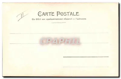 Młoda kobieta w kapeluszu z piórami — portret kobiecy — wydawca nieznany — Rewers
