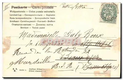 Filles charmantes — A.S. — uitgever A.S.W. n°32 — Achterkant