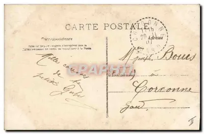 Jongen in marine-uniform roze en wit — Diabolos — A.N. Parijs, n°600 — Achterkant