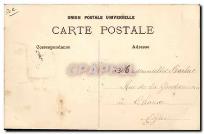 Carnaval de Montpellier — Carnaval 1908 — Comité Permanent des Fêtes de Charité — Reverso